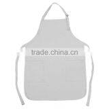 Bulk Cheap Price Heat Resistance Blank With Pocket Cooking Cotton Kitchen Apron thumbnail-4