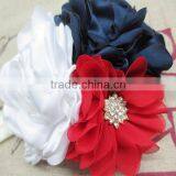 Silky 4th of July Headband Stock, Rhinestoned Headbands Satin thumbnail-4