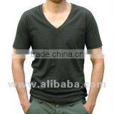 Men's V-neck T-shirts With Custom Pattern thumbnail-1
