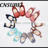 South Korea Autumn and Winter Coral Velvet Cartoon Children Socks,baby Floor Socks,Feather Yarn Doll Shoe Socks thumbnail-2