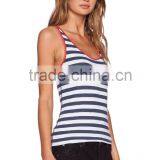 Contrast Trim Polyester Cotton Tank Top thumbnail-2