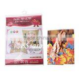 Custom Available Multicolor Flower Pattern Square Throw Pillow Cotton Cross Stitch thumbnail-1