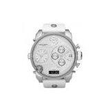Diesel XXL Chronograph Silver/Leather SBA DZ7194 thumbnail-1