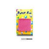Solid Pink Birthday Candles, 24 Candles in a Blister Card thumbnail-1