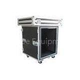 Aluminum Flight Case With Wheels / Handles Plastic 4U Rack Case thumbnail-1