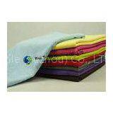 Red Pink Lime Green Microfiber Bath Towels , Solid Color Bath Towels thumbnail-1