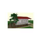 Economic Light Gauge Steel Two Bedroom Modular Homes Prefab House For Hotel / Shop