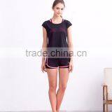 Wholesale Fitness Apparel Adult Short Sleeve Net Top thumbnail-3