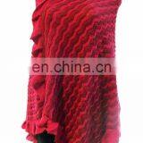 Brand New Cardigan Coat Knitwear Sweater Party Wear Top Style Dress Jacket Indian Handmade Ladies Casual Woolen Poncho T thumbnail-4