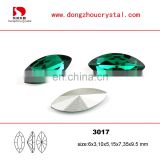 DZ-3017 Horse eye shape Emerald crystal fancy stone supplier