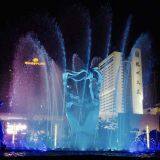 Dancing Fountain Music Fountain Light Show in the Amusement Park thumbnail-2