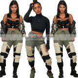 Fashion Women Sexy Cargo Pockets Drawstring Sweat Pants Joggers thumbnail-2