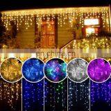 Curtain Icicle Led String Light Droop 0.4/0.5/0.6m Christmas Holiday Garlands Faiy Xmas Party Garden Stage Decorative Lights thumbnail-5