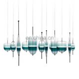 Nordic post modern creative glass lamp suspension chandelier pendant lamp