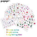 Transfer Tattoos Nail Sticker Flowers Nart Nail Polish Sticker on Sale thumbnail-5