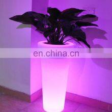 Decoration Plastic Furniture Led Lighting Flower Pot Planter Vase thumbnail-1