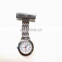 In Stock Alloy Metal Silver Color Lady's Tunic Lapel Pin-on Brooch Quartz Fob Watch Breast Nurses Watch thumbnail-5