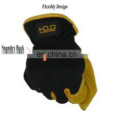 HANDLANDY Cowhide Leather Work Gloves Safety,leather Driving Gloves,leather Gloves Working thumbnail-2