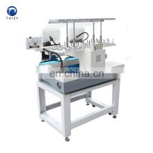 industrial flat hat t-shirt apparel embroidery machine 2 head embroidery machine
