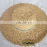 Fashion Design Ladys Crochet Paper Straw Hat