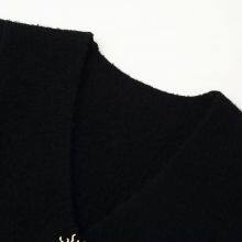 2025 Neues, modisches und elegantes Damenkleidungs-Wholesale-Metallbügeldekor-V-Hals-Sweatermantel ... thumbnail-2