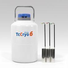 El Salvador 6L Bull Semen Storage TcCryo Liquid Nitrogen Holding Tank thumbnail-1