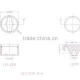 1W LED PMMA 20mm Led Reflector 45 Degree Beam Angle thumbnail-4