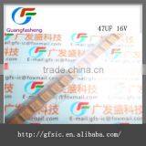 New & Original 47UF 16V SMD C Type 6032 SMD Tantalum Capacitor 476C thumbnail-1