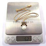 Wholesale Ballerina Necklace Latest Design Saudi Gold Jewelry Necklace thumbnail-5