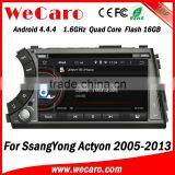 Wecaro WC-SY7020 7" Android 4.4.4 WIFI 3G Car Dvd Player for Ssangyong Actyon Car Multimedia Player 2005 - 2013 thumbnail-2