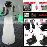 New PE Plastic Bar Table With Solar LED Lights & Remote Control YXF-50120S thumbnail-2