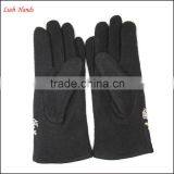 Ladies New Style Cheap Woolen Gloves With Lace on Cuff thumbnail-2