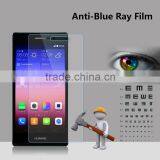 Radiation protect blue light cut screen film guard for Huawei P7 Anti shock screen protector