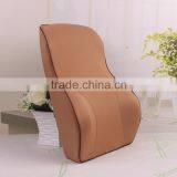 Support Lumbar Back Memory Foam Cushion With Luxury Cushion Cover In Car, Office Chair