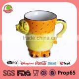 Ceramic Emboss 3D Animal Shape Coffee Mug thumbnail-5