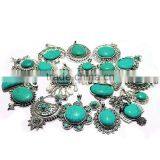 2015 Wholesale Synthetic Turquoise Baroque Style Jewelry Turquoise Pendants