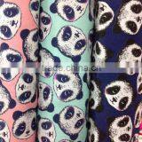 Lovely Panda Pattern Printed Canva Fabric