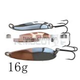 Chentilly spoon lure 16g metal fish blade fishing bait for saltwater and freshwater bass fishing