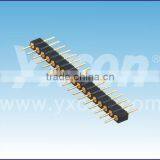 China Big Factory 2.0mm Pitch Single Layer Single Row Straight Machined Pin Header Connector