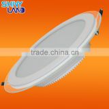 China wholesale 18w round flat glass panel ceiling light with low price