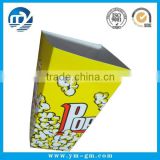 Hot sale square paper popcorn box