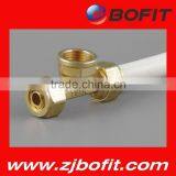 Professional Brass Ball Valve Pex Fitting Connecting Use thumbnail-1