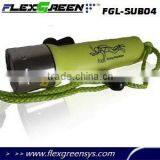 Stainless Steel Head AA Battery Q5 LED Diving Flashlight