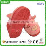 Plush Kids Indoor Shoes Hot Selling Kids Cartoon Fur Lined Shoes thumbnail-2