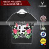 The New Dress Printed Letters Loose Short Sleeve T-shirt 2015 Summer Wear of Custom t Shirt Printing