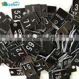 Engrave Plastic ABS Storage Drawer Number Key Tag