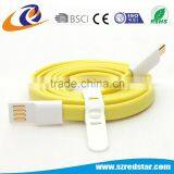 Diversiform Color Univesal Flat 1M Micro Magnetic Cable USB Charging Sync Cable