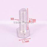 Warp Knitting Spare Parts M8*25 Aluminum Bed Screw for Needle Cover thumbnail-2
