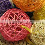Manufacture Hot Sale Wicker Decoration Wicker Ball thumbnail-3