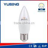 Hot Selling Pure White E14 LED Candle Bulb 3W LED Bulb Parts thumbnail-2